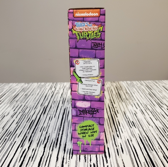 Teenage Mutant Ninja Turtles 3 Ring Swimming Pool - Picture 4 of 4